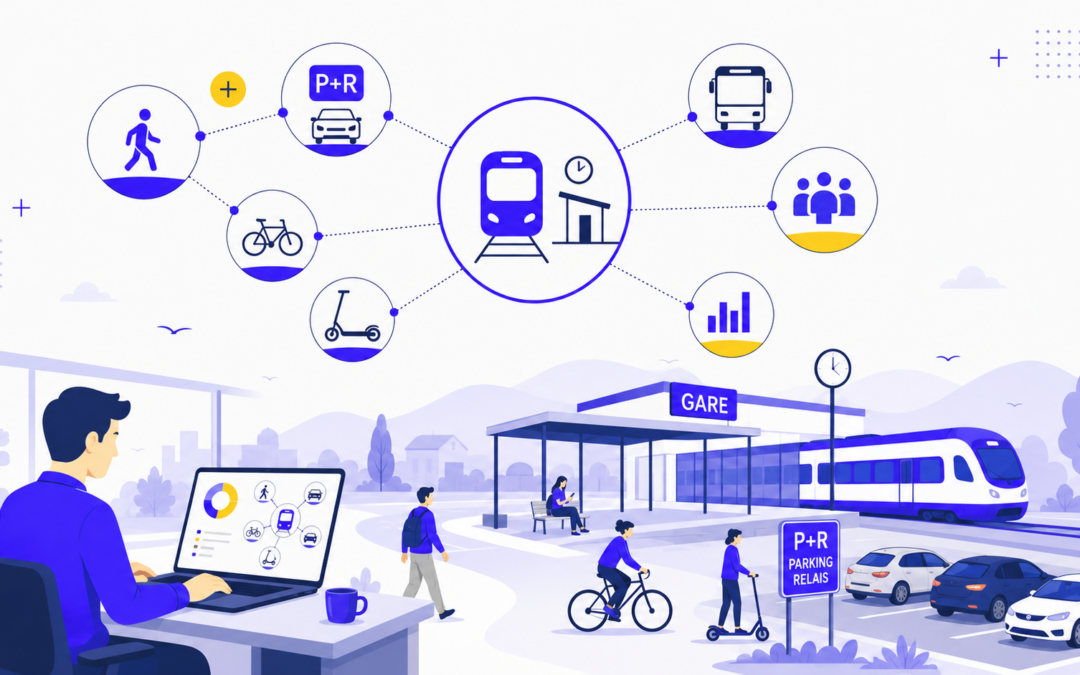 Mieux comprendre l&rsquo;accès aux gares pour construire les mobilités de demain 🚶‍➡️❓🚉